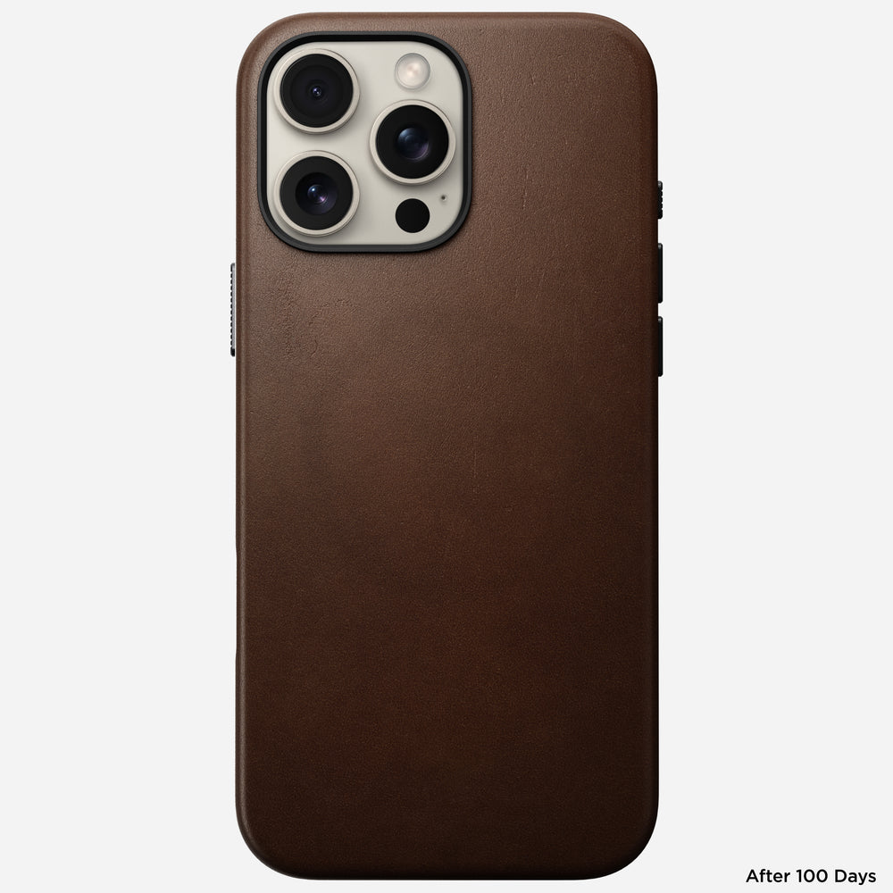 Traditional Leather Case - iPhone 16 Pro Max | Brown | Nomad Leather | NOMAD® - Image 4