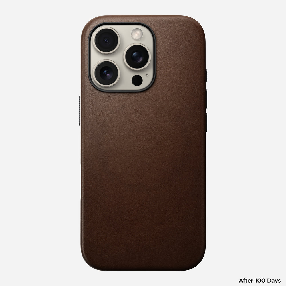 Traditional Leather Case - iPhone 16 Pro | Brown | Nomad Leather | NOMAD® - Image 4