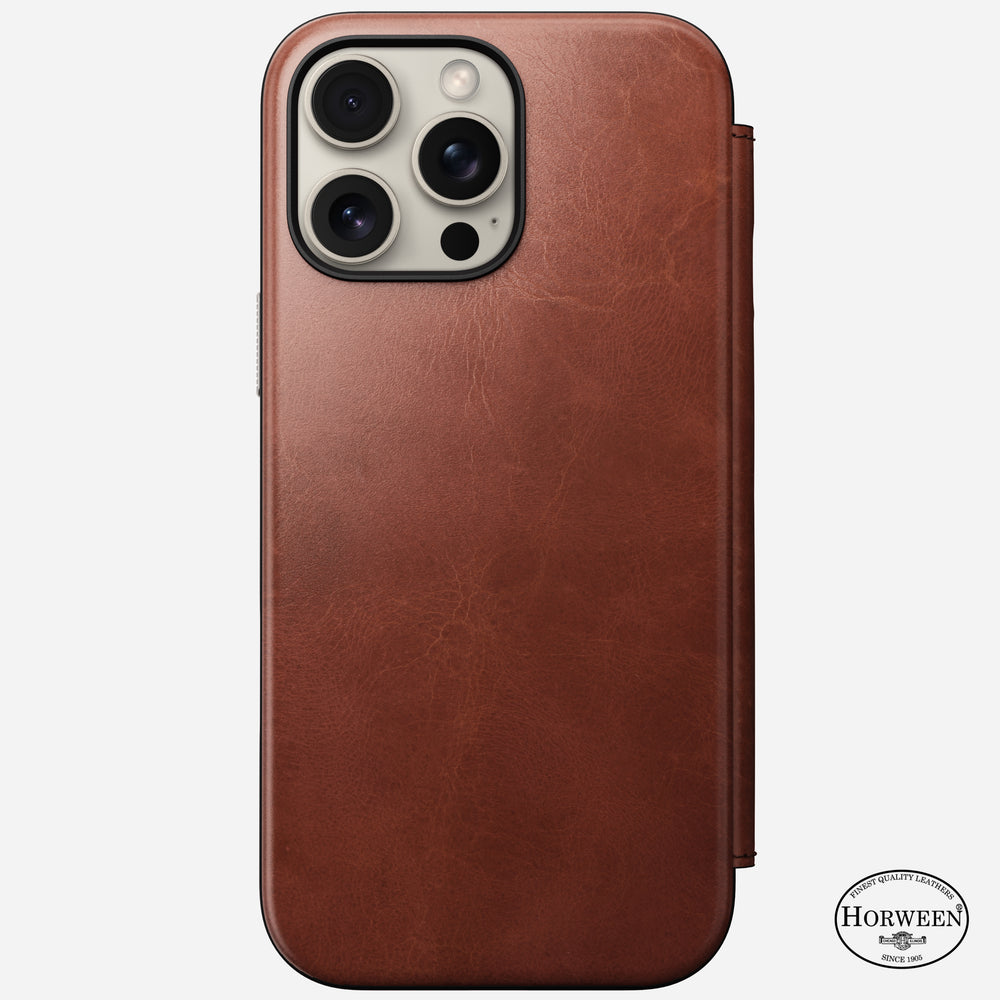 Modern Leather Folio - iPhone 16 Pro Max | Olde Dublin | Horween - Image 5