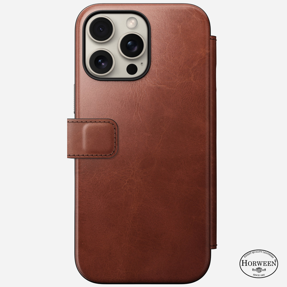 Modern Leather Folio - iPhone 16 Pro Max | Olde Dublin | Horween - Image 4