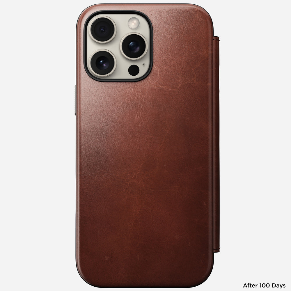 Modern Leather Folio - iPhone 16 Pro Max | Olde Dublin | Horween - Image 6