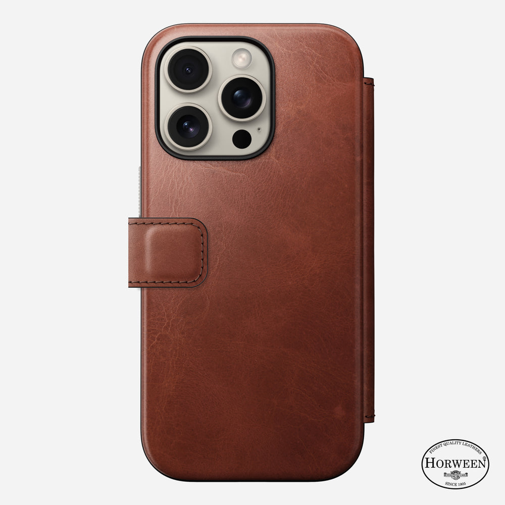 Modern Leather Folio - iPhone 16 Pro | Olde Dublin | Horween - Image 4
