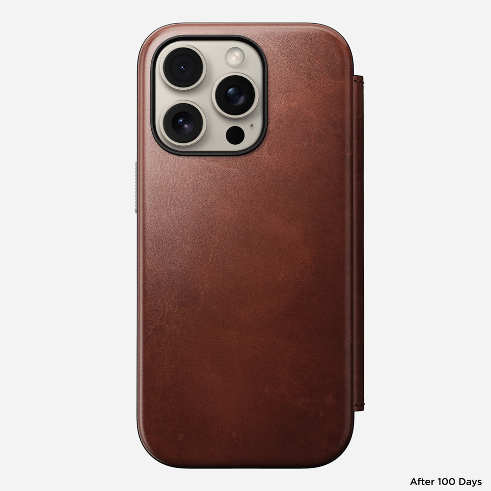 Modern Leather Folio - iPhone 16 Pro | Olde Dublin | Horween - Image 6