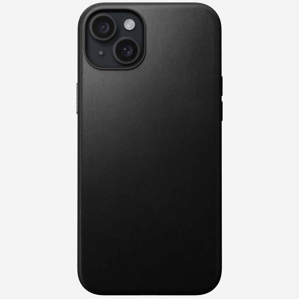 Modern Leather Case - iPhone 15 Plus | Black | Nomad Leather | NOMAD® - Image 3