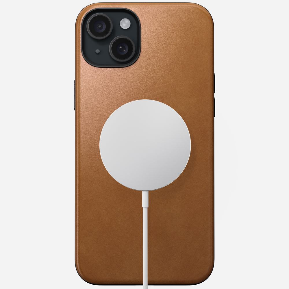 Modern Leather Case - iPhone 15 Plus | English Tan-C | Nomad Leather | NOMAD® - Image 2