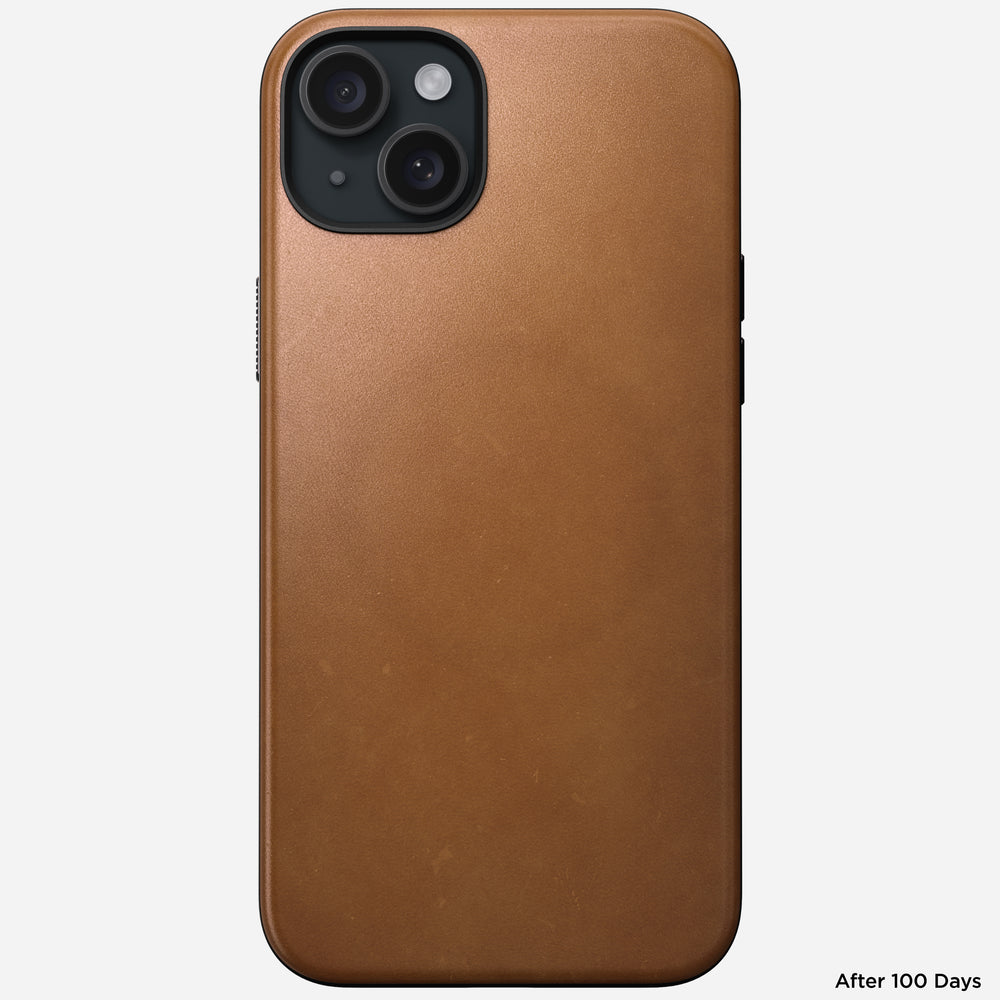 Modern Leather Case - iPhone 15 Plus | English Tan-C | Nomad Leather | NOMAD® - Image 4
