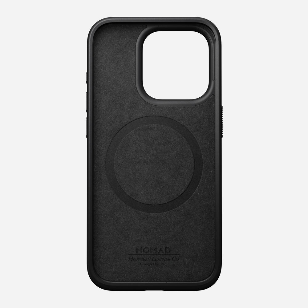 Modern Leather Case - iPhone 15 Pro | Black | Horween | NOMAD® - Image 5