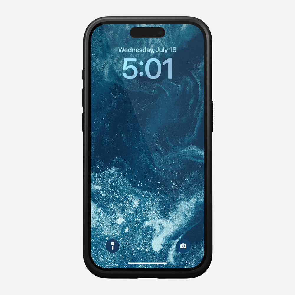 Modern Leather Case - iPhone 15 Pro | Black | Horween | NOMAD® - Image 6
