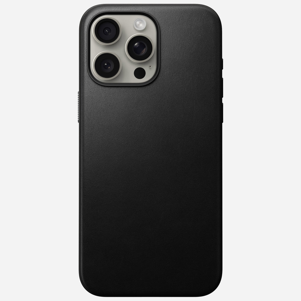 Modern Leather Case - iPhone 15 Pro Max | Black | Nomad Leather | NOMAD® - Image 3