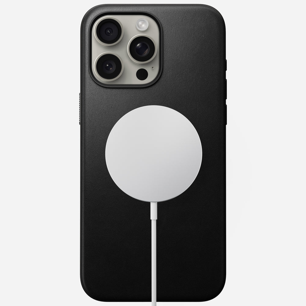Modern Leather Case - iPhone 15 Pro Max | Black | Nomad Leather | NOMAD® - Image 2