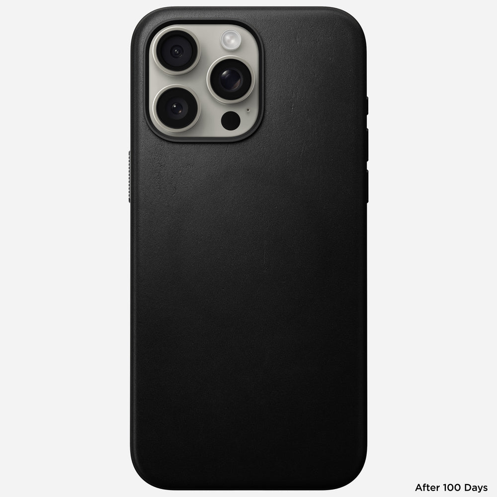 Modern Leather Case - iPhone 15 Pro Max | Black | Nomad Leather | NOMAD® - Image 4