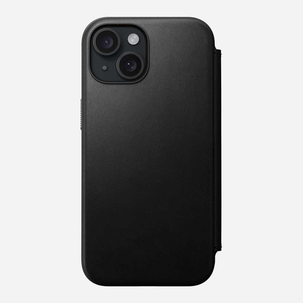 Modern Leather Folio - iPhone 15 | Black | Nomad Leather | NOMAD® - Image 3
