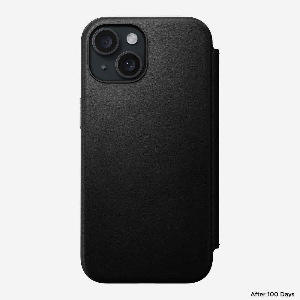 Modern Leather Folio - iPhone 15 | Black | Nomad Leather | NOMAD® - Image 6