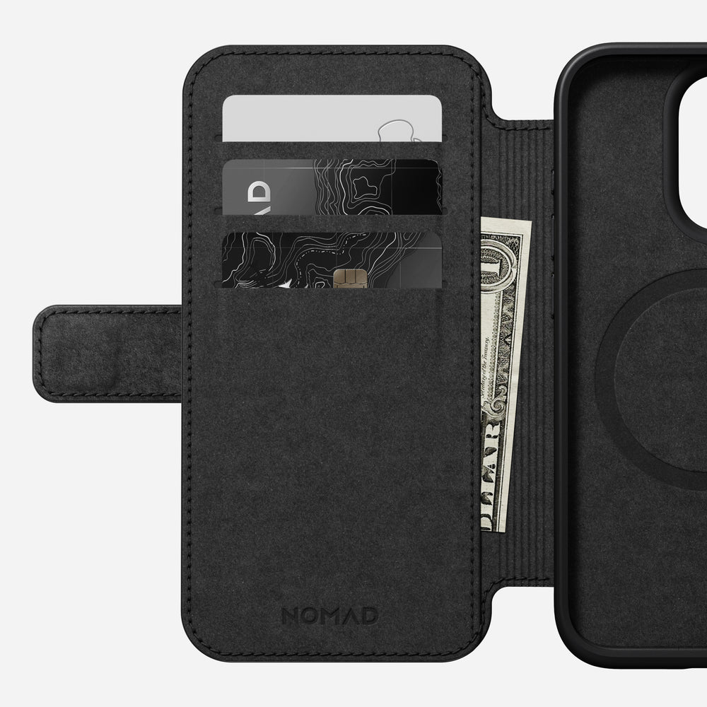 Modern Leather Folio - iPhone 15 Pro | Brown | Nomad Leather | NOMAD® - Image 7