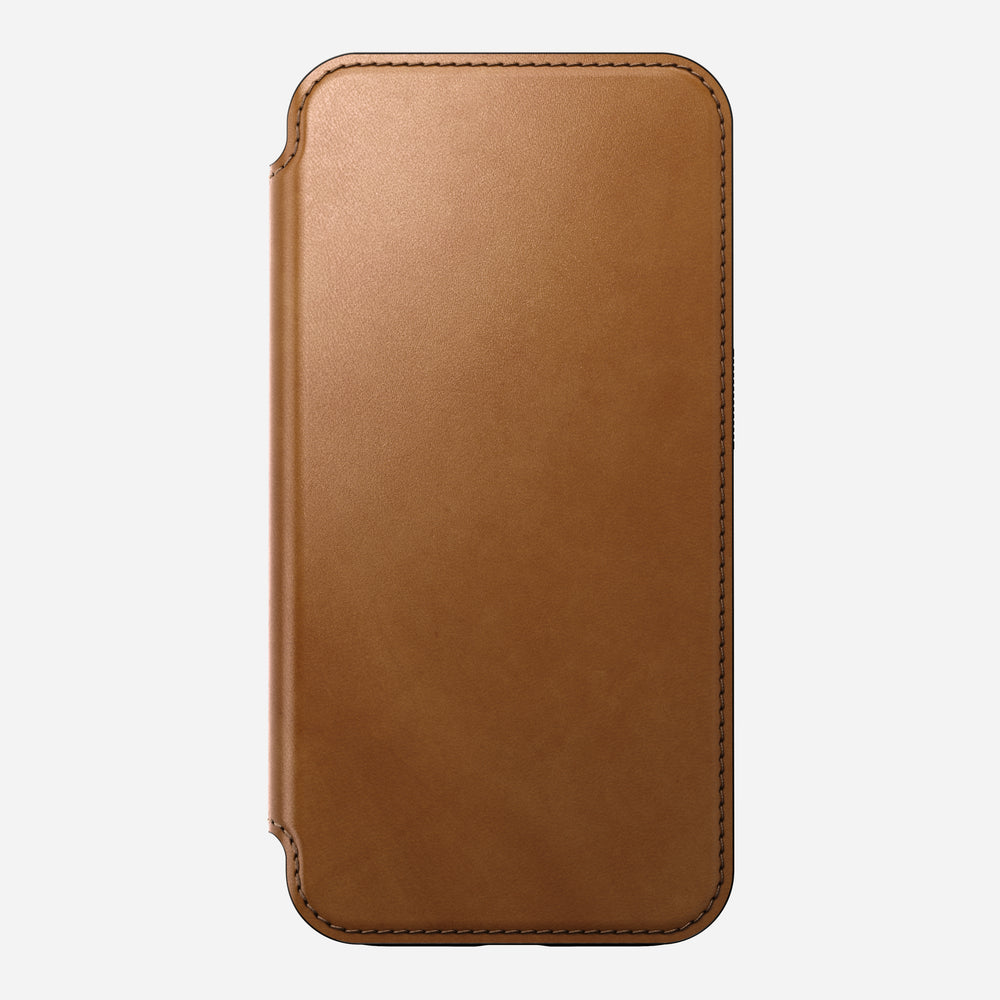 Modern Leather Folio - iPhone 15 Pro | English Tan-C | Nomad Leather | NOMAD® - Image 8