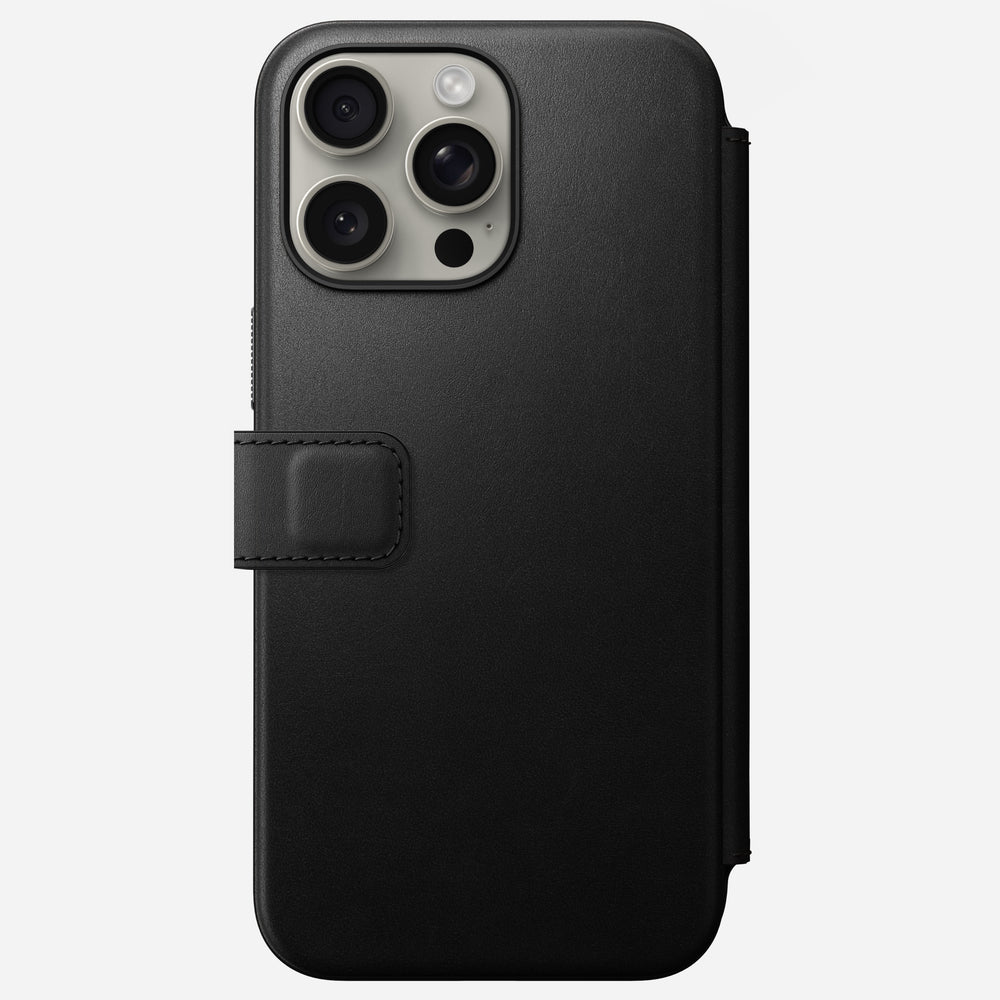 Modern Leather Folio - iPhone 15 Pro Max | Black | Nomad Leather | NOMAD® - Image 4