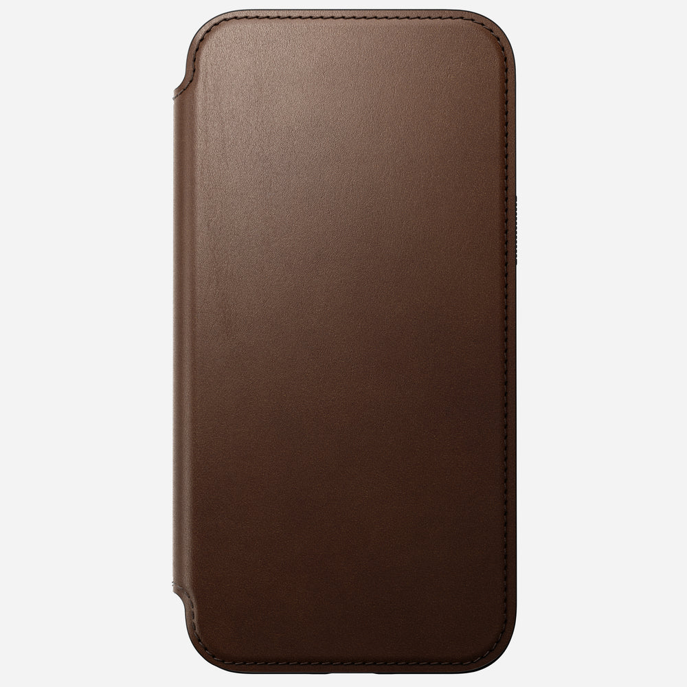 Modern Leather Folio - iPhone 15 Pro Max | Brown | Nomad Leather | NOMAD® - Image 7