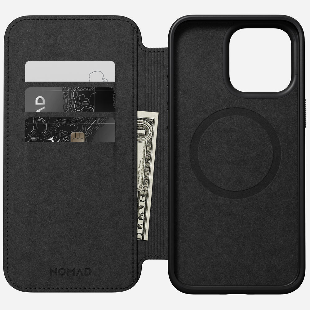 Modern Leather Folio - iPhone 15 Pro Max | Brown | Nomad Leather | NOMAD® - Image 2