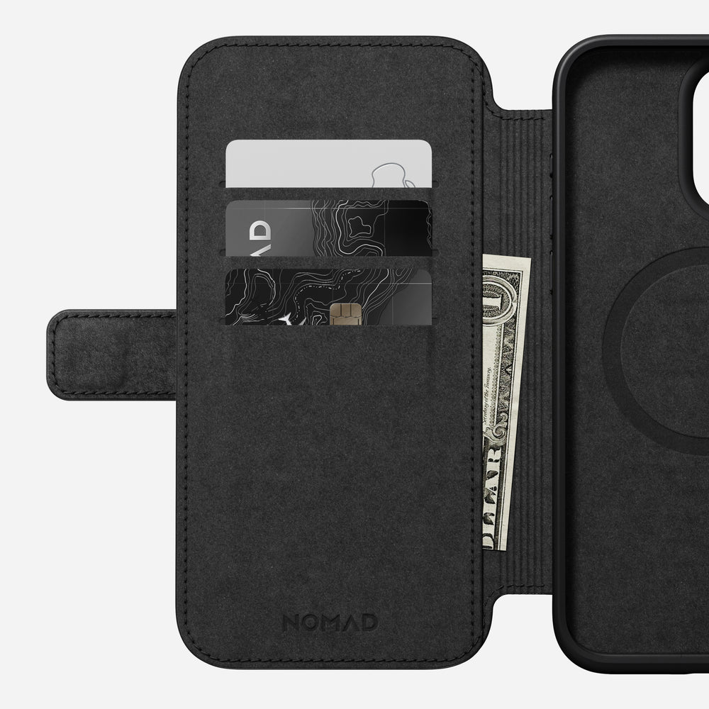 Modern Leather Folio - iPhone 15 Pro Max | Brown | Nomad Leather | NOMAD® - Image 8