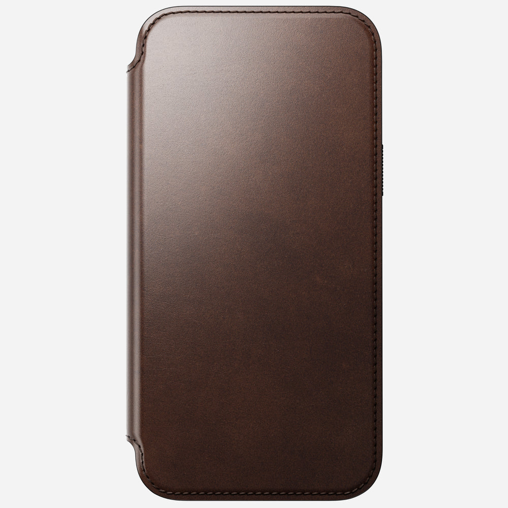 Modern Leather Folio - iPhone 15 Pro Max | Rustic Brown | Horween | NOMAD® - Image 7