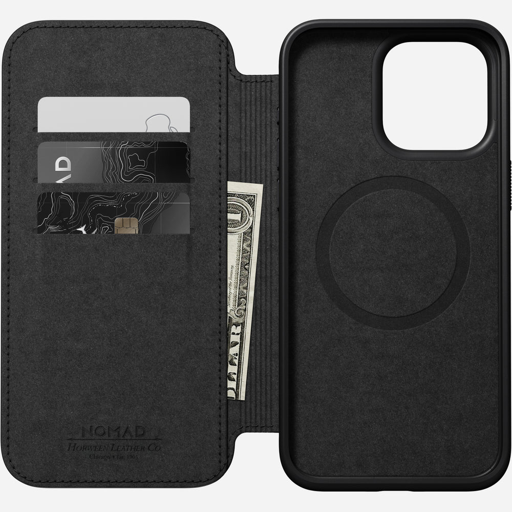 Modern Leather Folio - iPhone 15 Pro Max | Rustic Brown | Horween | NOMAD® - Image 2