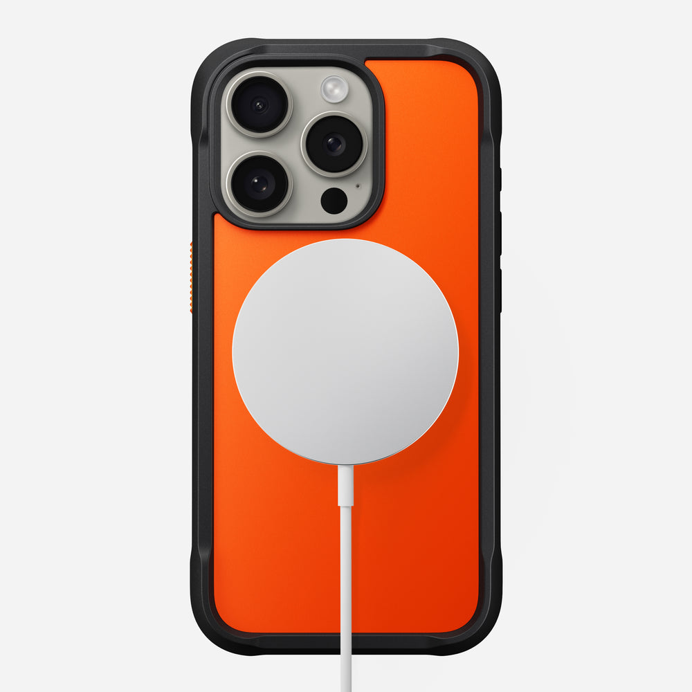 NOMAD® Rugged Case - iPhone 15 Pro | Ultra Orange - Image 2