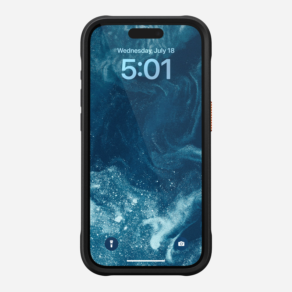 NOMAD® Rugged Case - iPhone 15 Pro | Ultra Orange - Image 5
