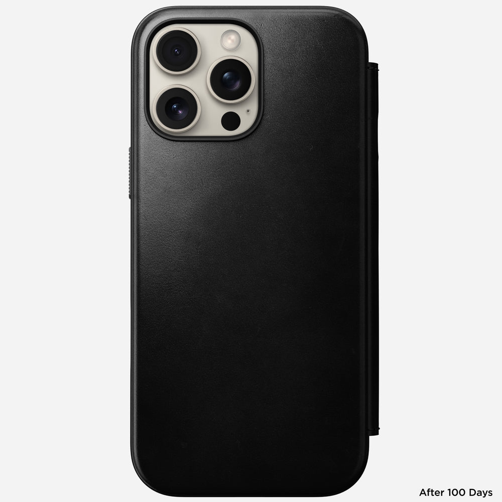 Modern Leather Folio - iPhone 16 Pro Max | Black | Horween | NOMAD® - Image 6