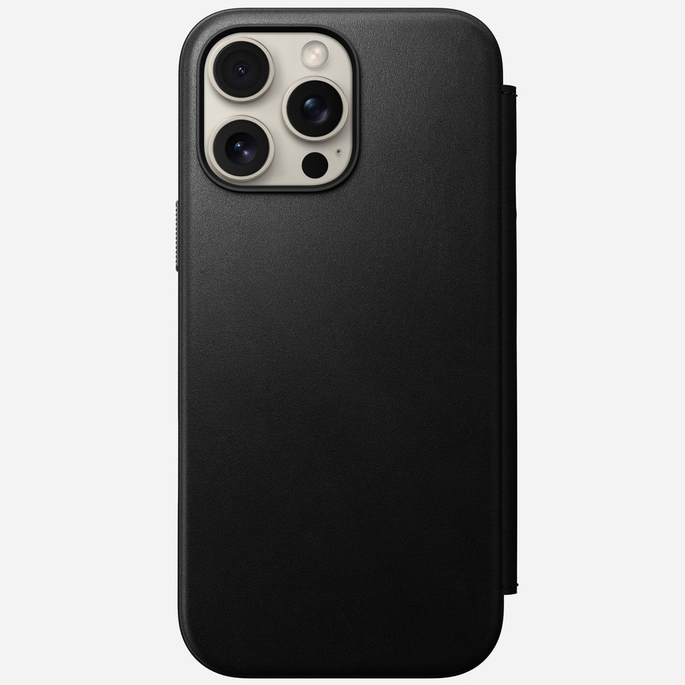 Modern Leather Folio - iPhone 16 Pro Max | Black | Nomad Leather | NOMAD® - Image 5