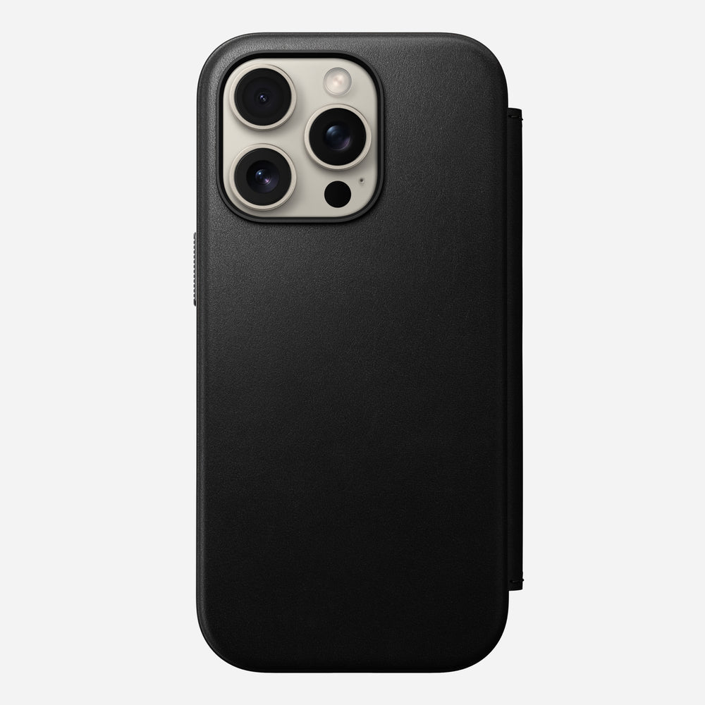 Modern Leather Folio - iPhone 16 Pro | Black | Nomad Leather | NOMAD® - Image 5