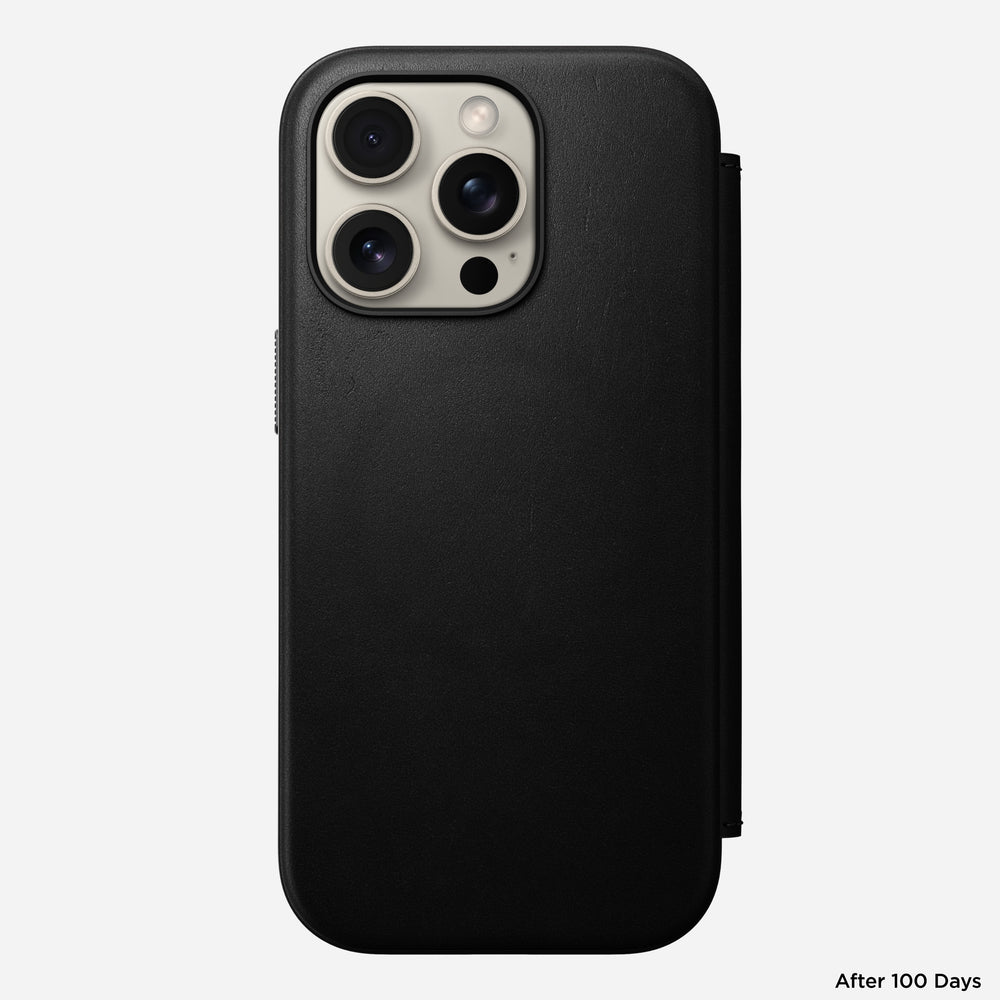 Modern Leather Folio - iPhone 16 Pro | Black | Nomad Leather | NOMAD® - Image 6