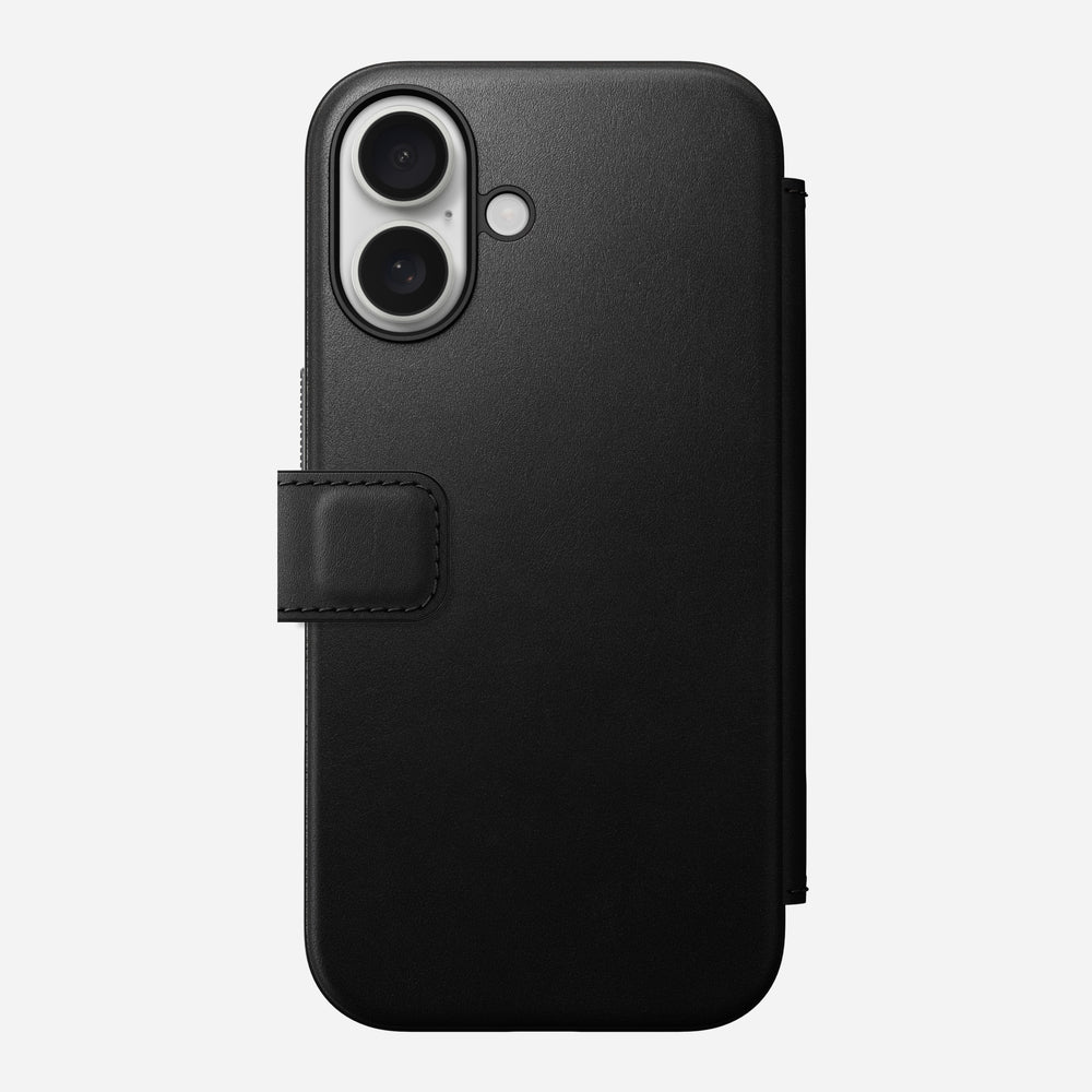 Modern Leather Folio - iPhone 16 | Black | Nomad Leather | NOMAD® - Image 4