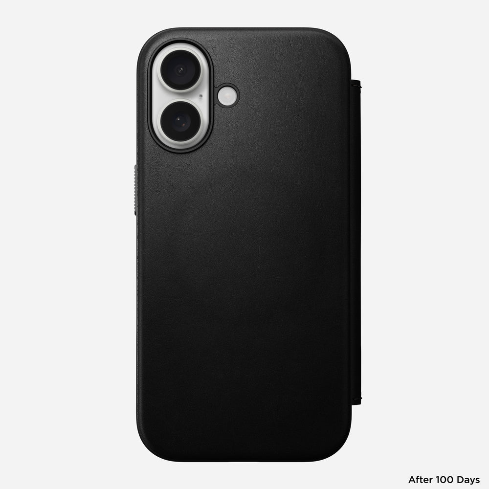 Modern Leather Folio - iPhone 16 | Black | Nomad Leather | NOMAD® - Image 6