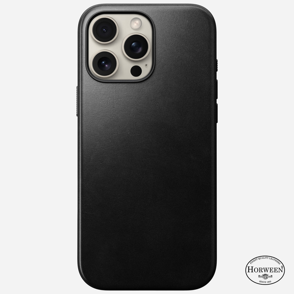 Modern Leather Case - iPhone 16 Pro Max | Black | Horween | NOMAD® - Image 4