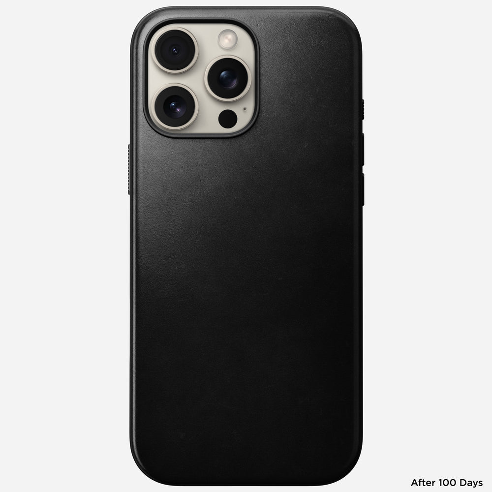 Modern Leather Case - iPhone 16 Pro Max | Black | Horween | NOMAD® - Image 2