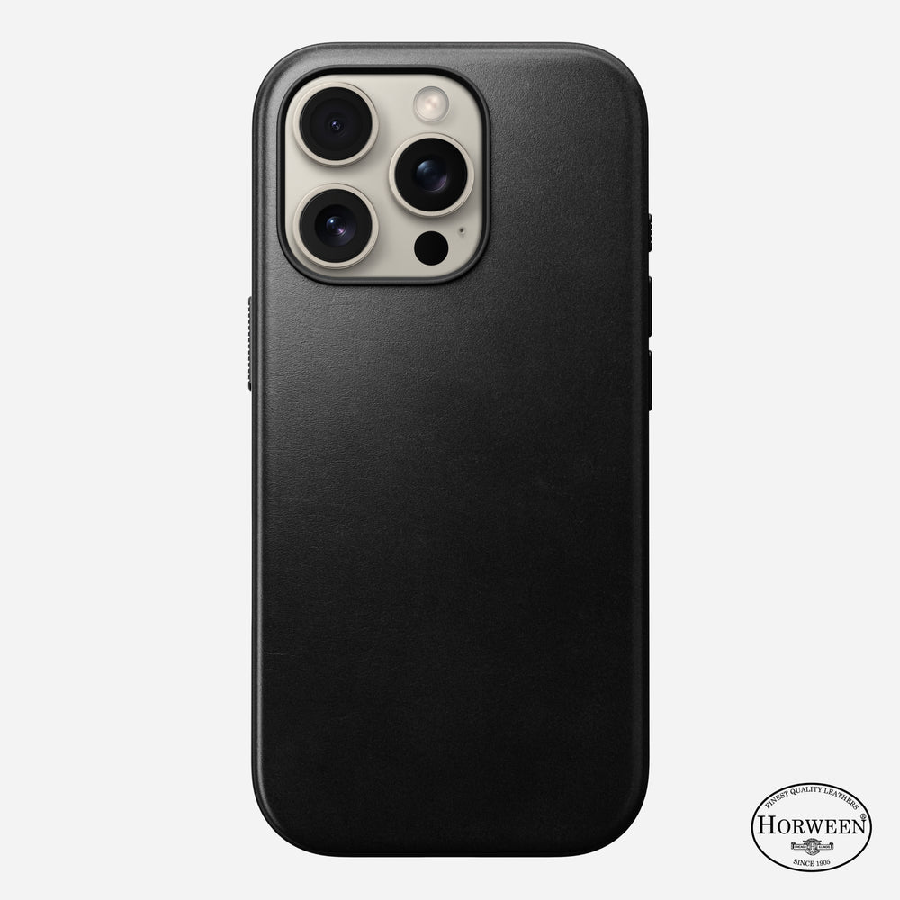 Modern Leather Case - iPhone 16 Pro | Black | Horween | NOMAD® - Image 4
