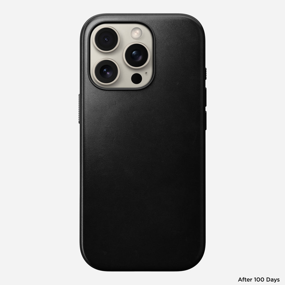 Modern Leather Case - iPhone 16 Pro | Black | Horween | NOMAD® - Image 2