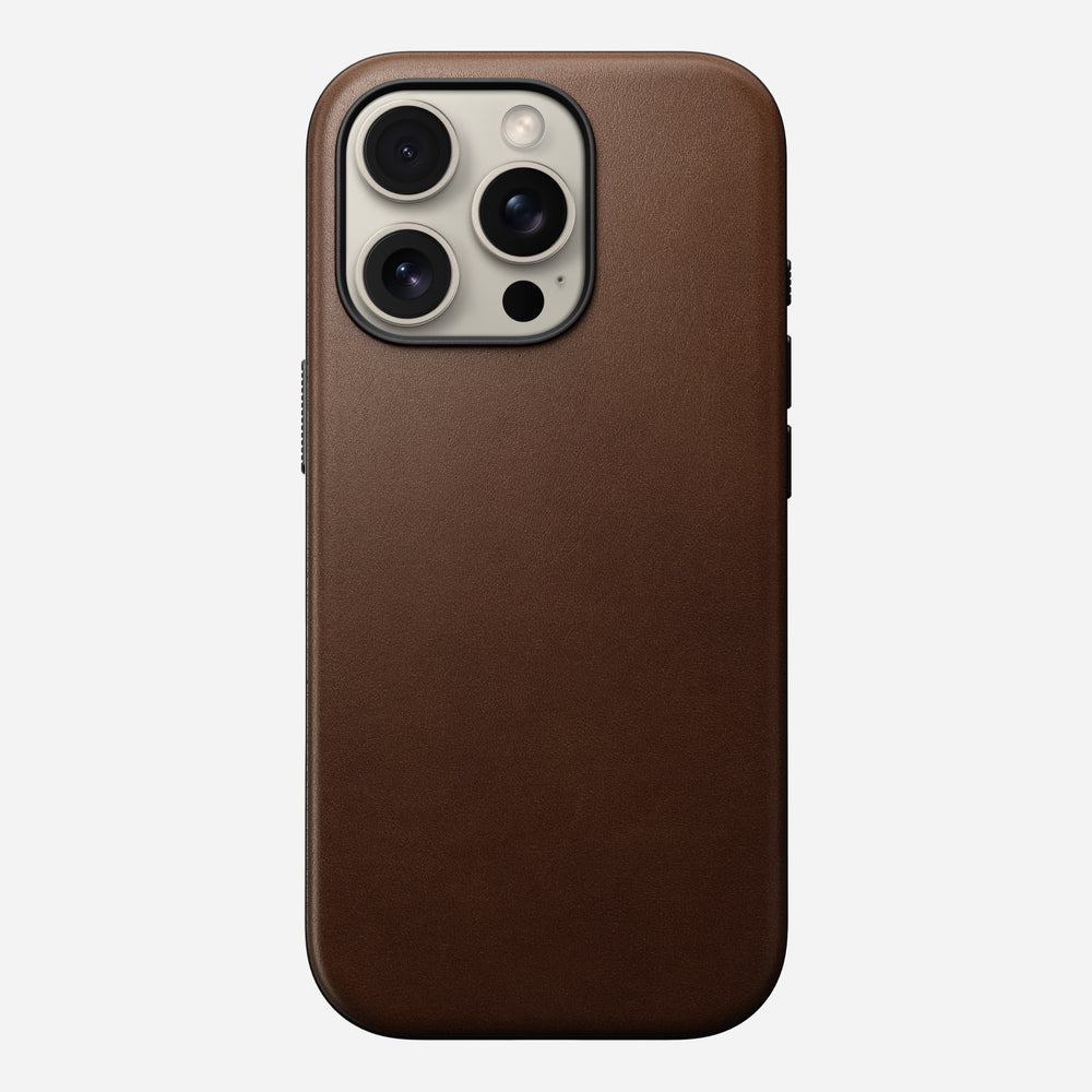 Modern Leather Case - iPhone 16 Pro | Brown | Nomad Leather | NOMAD® - Image 4