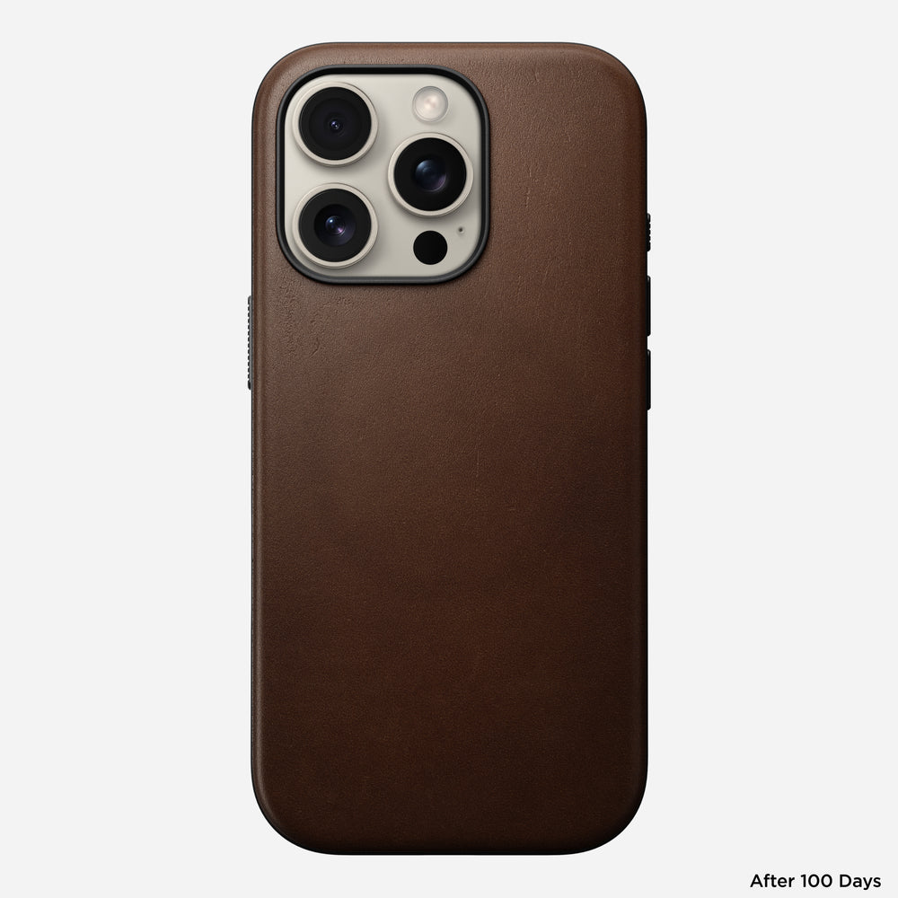 Modern Leather Case - iPhone 16 Pro | Brown | Nomad Leather | NOMAD® - Image 2
