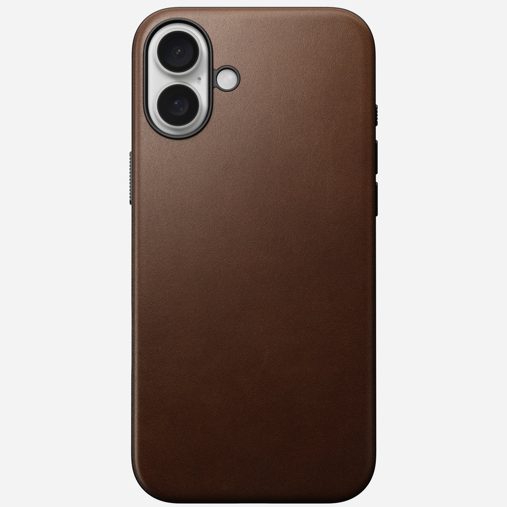 Modern Leather Case - iPhone 16 Plus | Brown | Nomad Leather | NOMAD® - Image 4