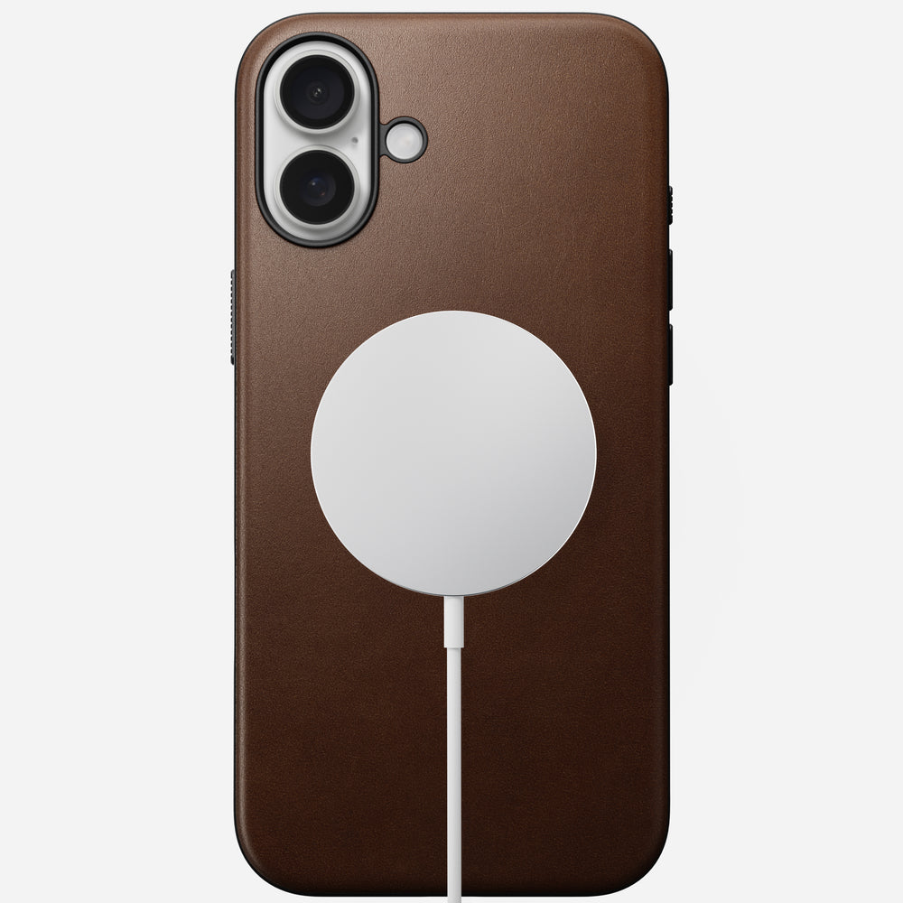 Modern Leather Case - iPhone 16 Plus | Brown | Nomad Leather | NOMAD® - Image 3
