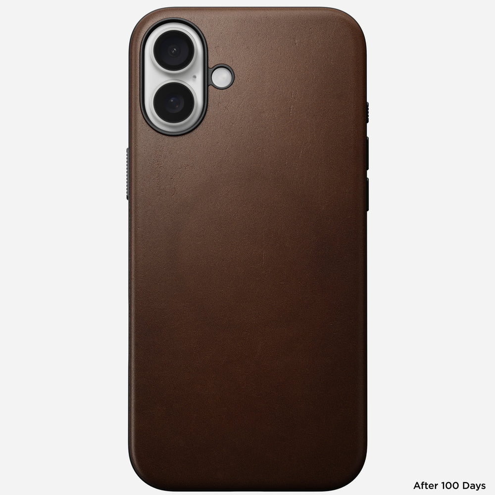 Modern Leather Case - iPhone 16 Plus | Brown | Nomad Leather | NOMAD® - Image 2