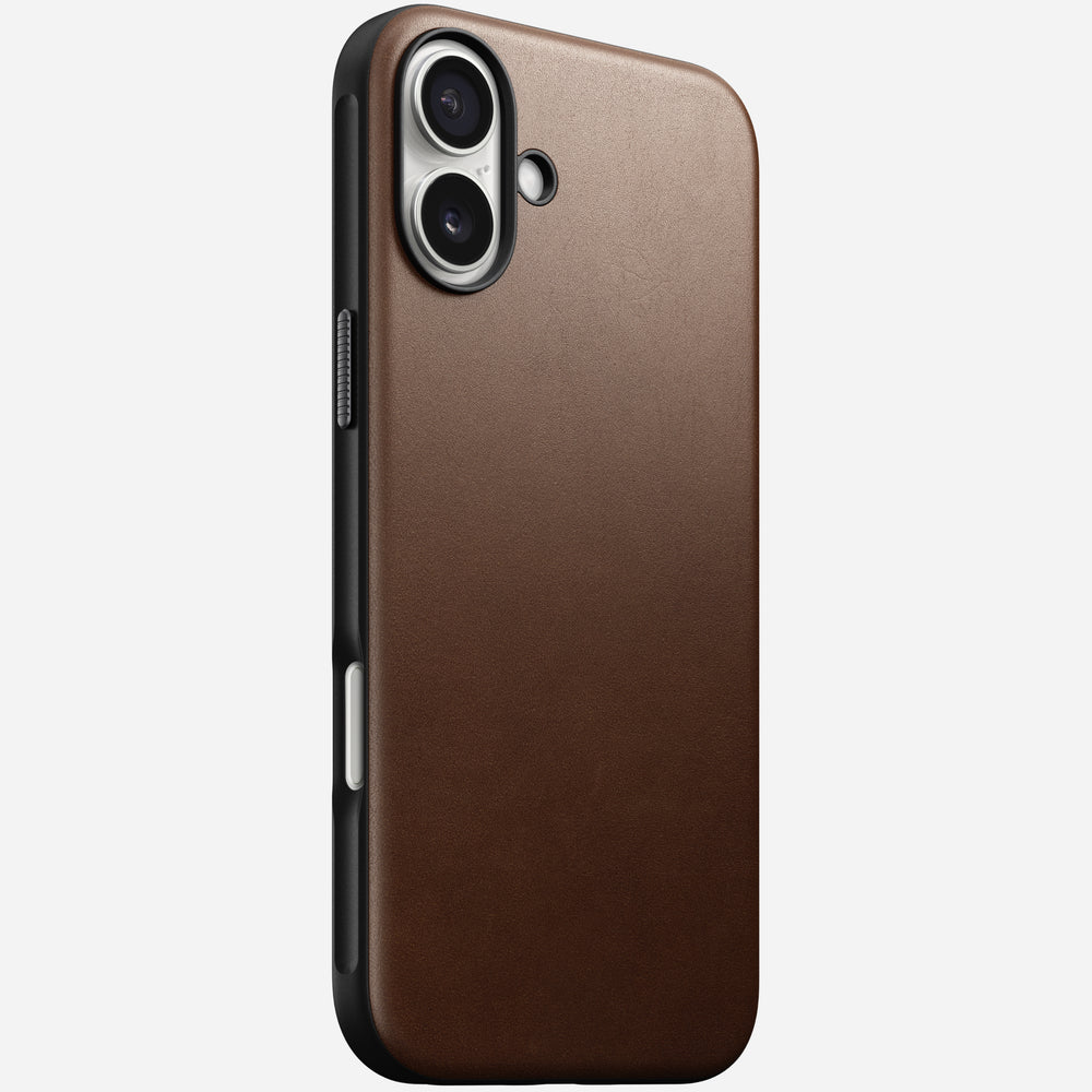 Modern Leather Case - iPhone 16 Plus | Brown | Nomad Leather | NOMAD®