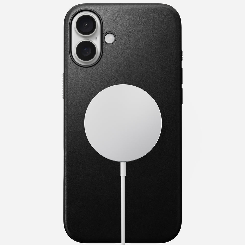 Modern Leather Case - iPhone 16 Plus | Black | Nomad Leather | NOMAD® - Image 3