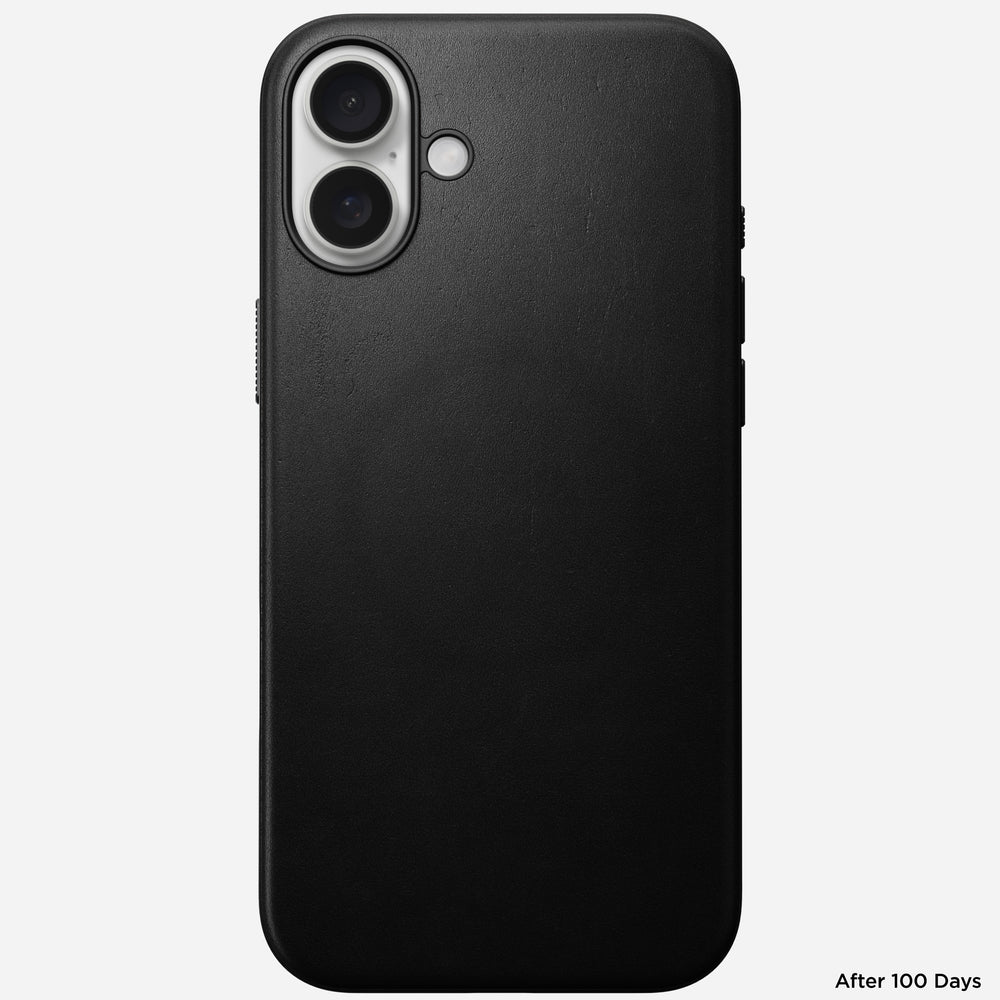 Modern Leather Case - iPhone 16 Plus | Black | Nomad Leather | NOMAD® - Image 2