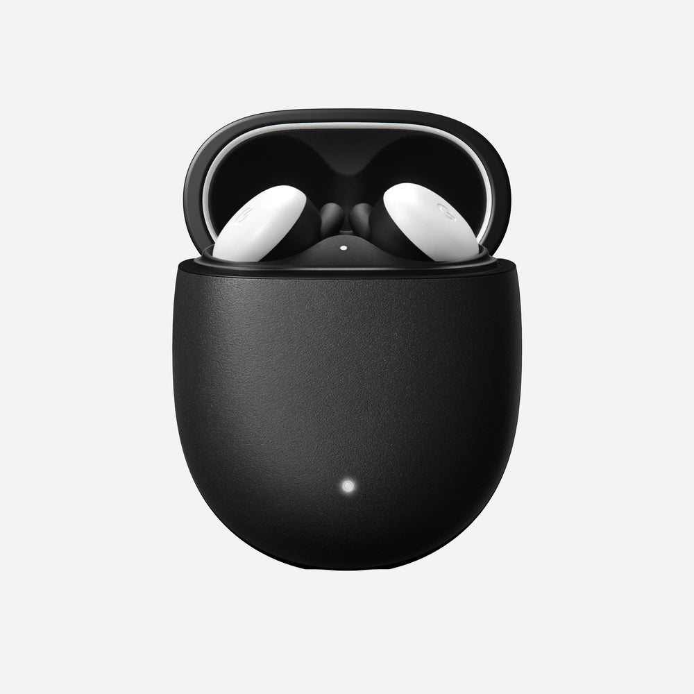 Modern Leather Case - Pixel Buds | Black | Horween | NOMAD®