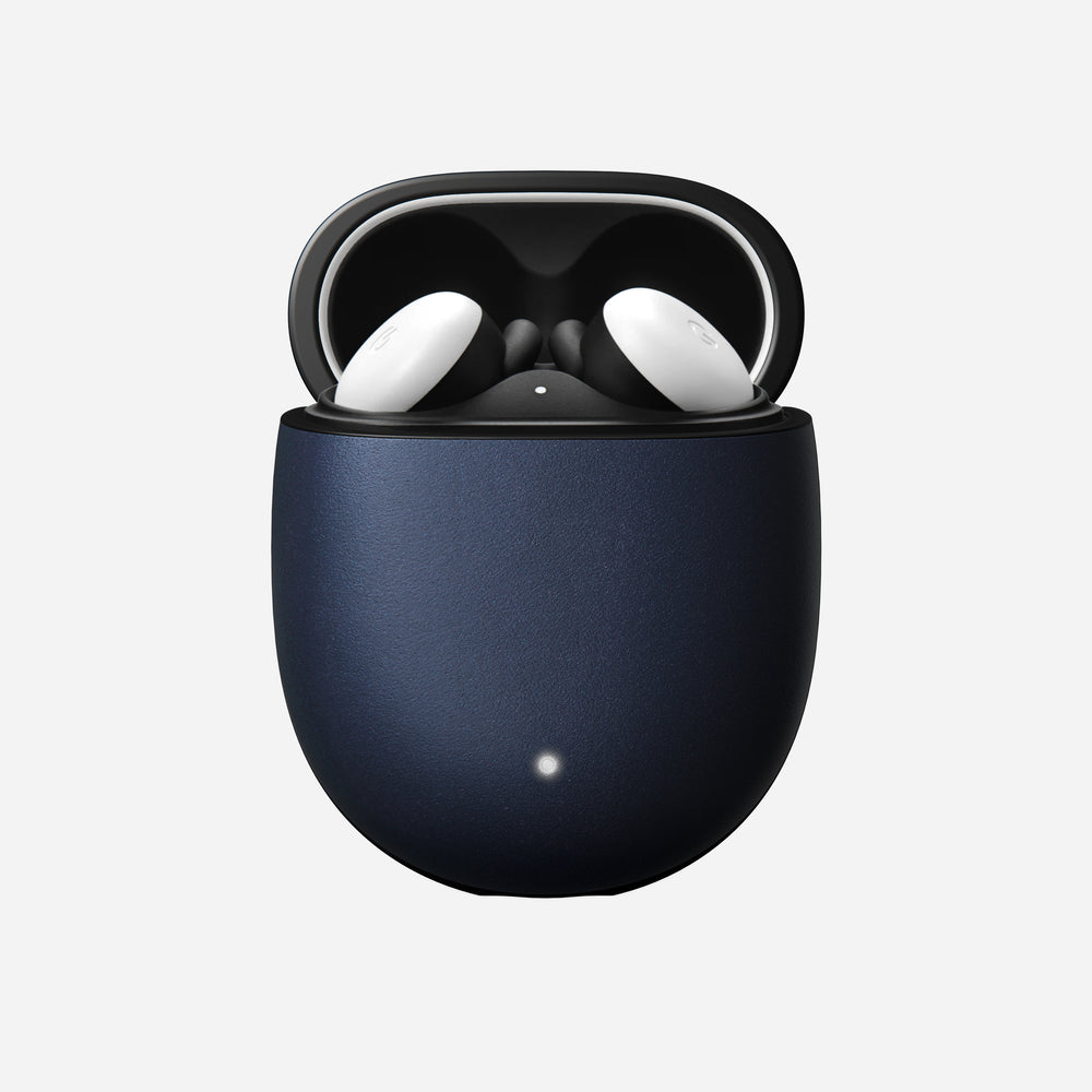 Modern Leather Case - Pixel Buds | Midnight Blue | Horween