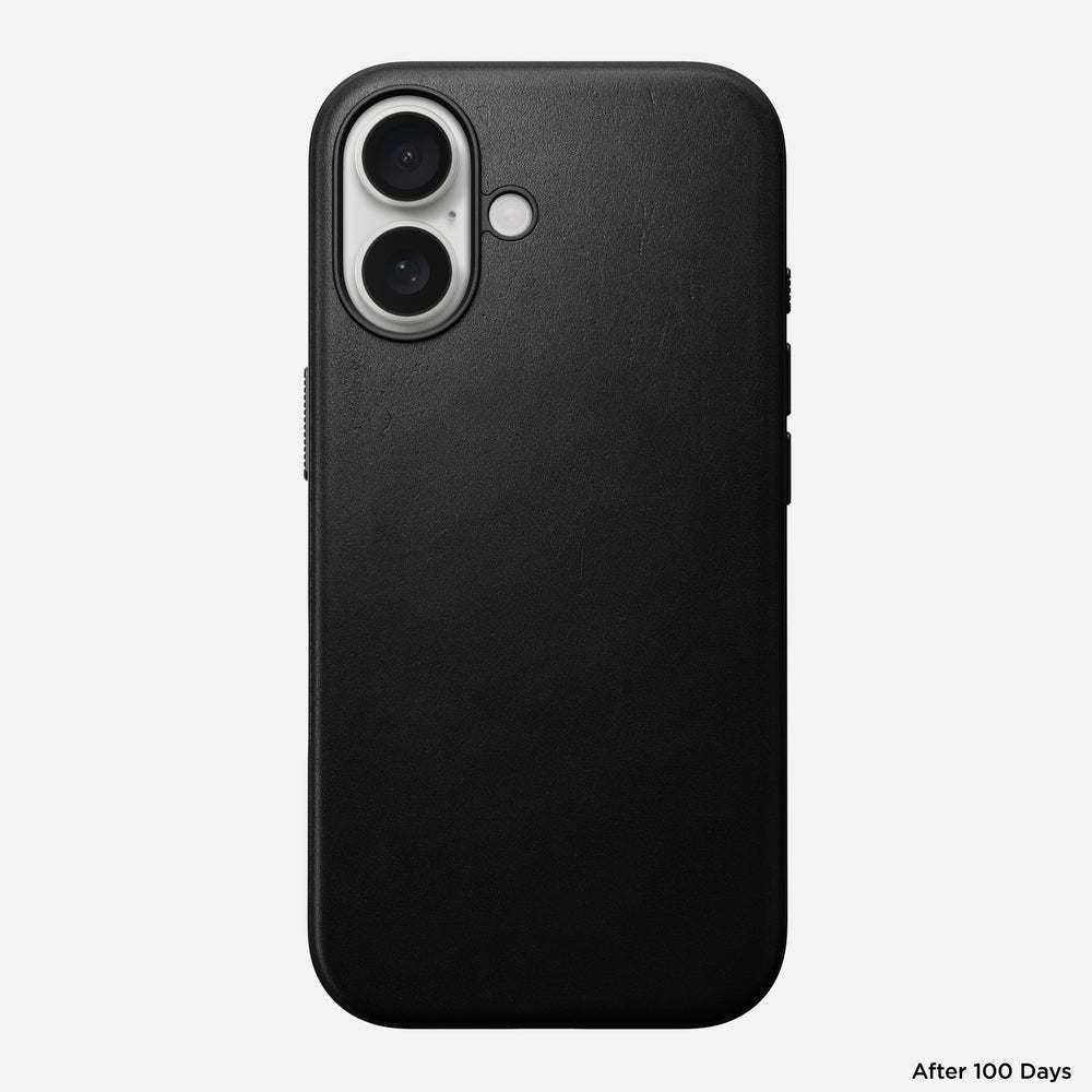 Modern Leather Case - iPhone 16 | Black | Nomad Leather | NOMAD® - Image 2