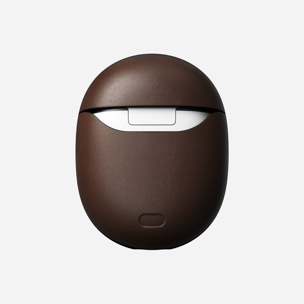 Modern Leather Case - Pixel Buds | Rustic Brown | Horween - Image 4