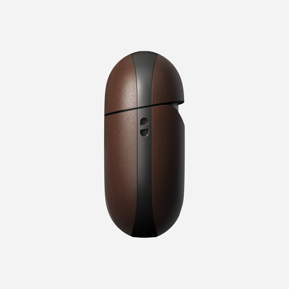 Modern Leather Case - Pixel Buds | Rustic Brown | Horween - Image 9